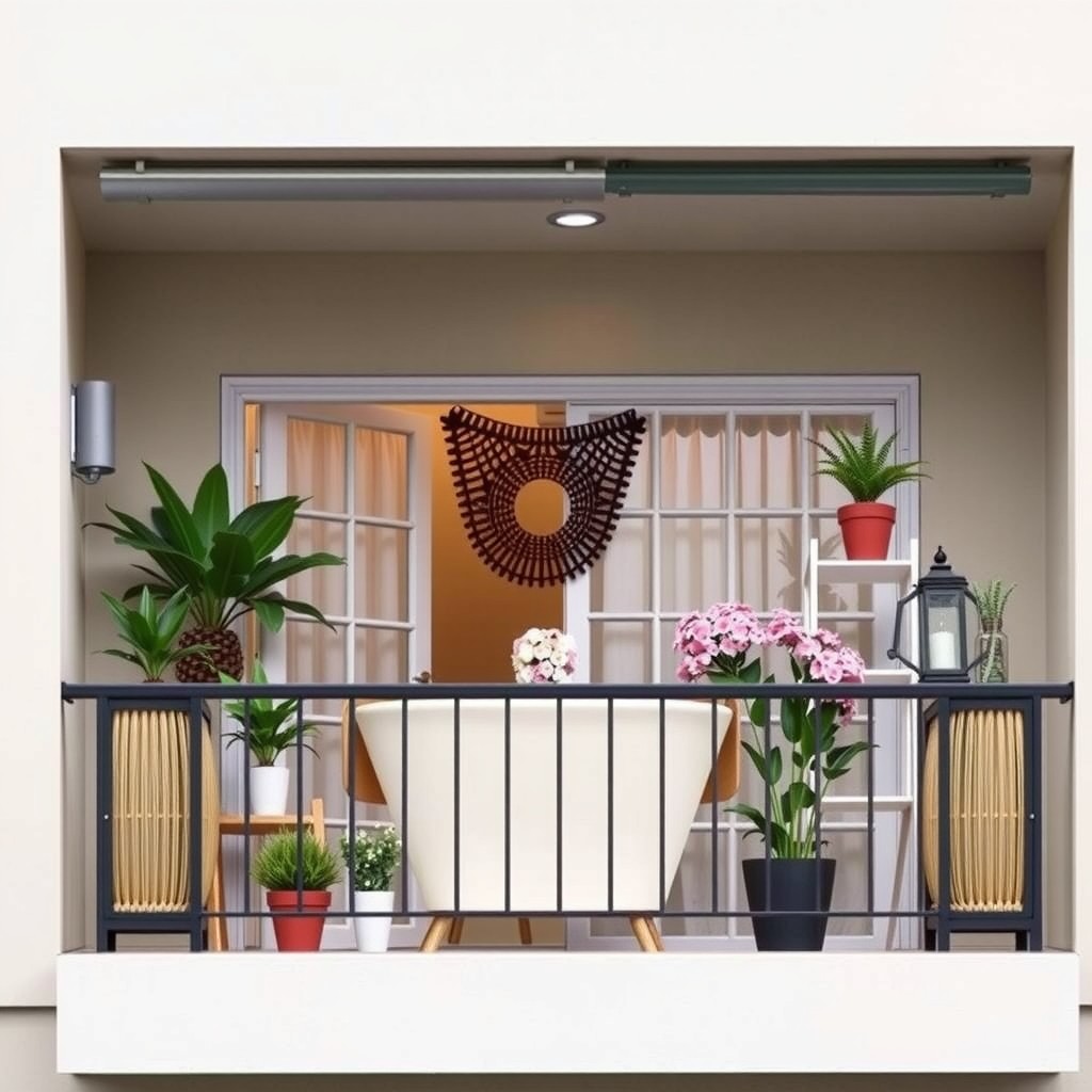 Kako urediti balkon s modernim dekoracijama
